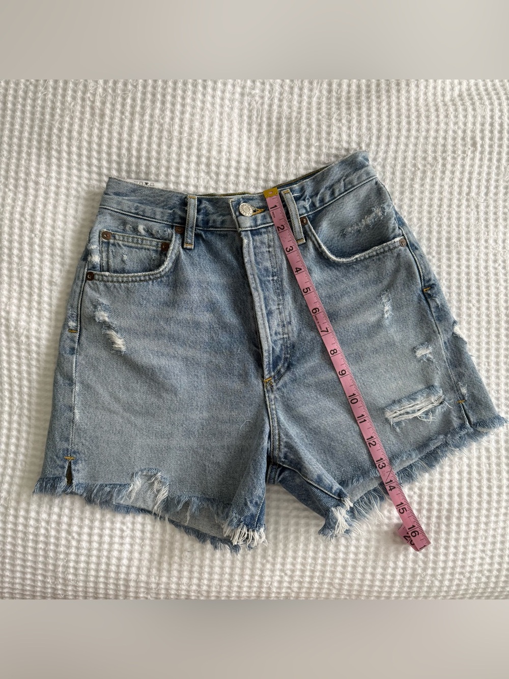 AGOLDE Dee Ultra High Waist Denim Shorts - Picture 10 of 10